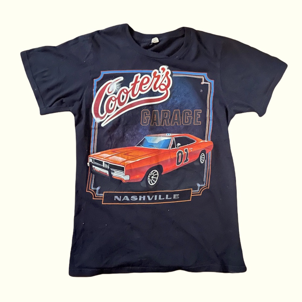 Cooter’s Garage Black Graphic Tee🖤